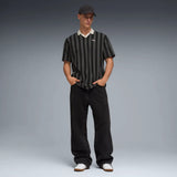 Polo Puma Hombre 692069 01 Negro Rayas – Polo Deportivo Lifestyle