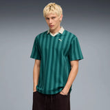 Polo Puma Hombre 692069 41 Verde Rayas – Polo Deportivo Lifestyle
