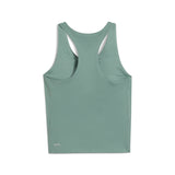 Camiseta Puma mujer top 2 en 1 525889 verde luna
