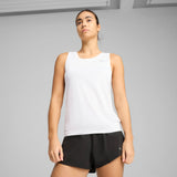 Camiseta Puma mujer RUN VELOCITY Tirantes 526574 02 Blanco
