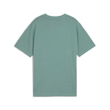 Camiseta niño Puma básica LOGO pequeño bordado 684920 30 verde luna