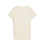 Camiseta mujer Puma ELEVATED logo bordado 685016 99 Beige