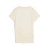 Camiseta mujer Puma ELEVATED logo bordado 685016 99 Beige