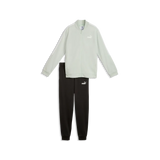 Chándal infantil PUMA Poly Baseball Suit G 686302 verde claro y negro, vista frontal