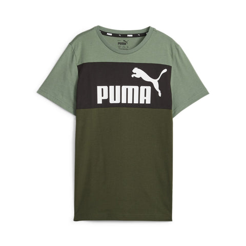 Camiseta niño PUMA ESS BLOCK TEE B 846127 44 verde