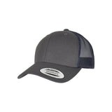 Gorra Trucker Flexfit Retro 2 Tonos Charcoal y Navy – Ajuste Flexfit