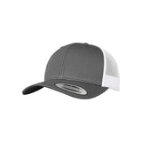 Gorra Trucker Flexfit Retro 2 Tonos Heather y Blanco – Ajuste Flexfit