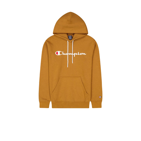 Sudadera CHAMPION capucha y logo bordado 219203 Marrón