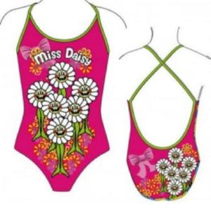 Bañador natación niña Turbo Miss Daisy 8946014 0018 fucsia talla 8 - Puber Sports