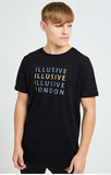 Camiseta Illusive Sovereign tee 0639 negro dorado