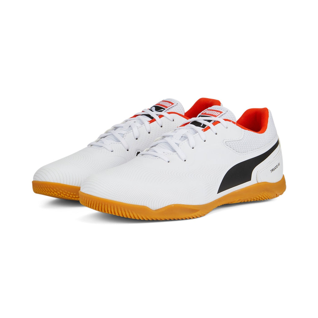 Zapatillas hombre futbol Puma Truco III 106892 blanco | Puber Sports. Tu tienda de deportes y moda deportiva.