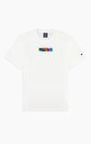 Camiseta CHAMPION logo multicolor 217231S22 blanco