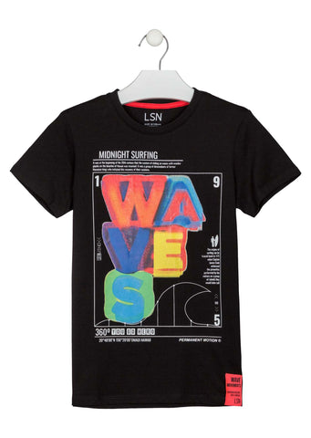 camiseta niño Losan surfera Waves 21F-1002AL