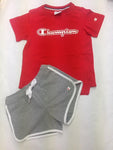 Camiseta niño Champion 403603 RS041 rojo gris - Puber Sports