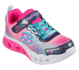 Zapatillas niña velcro SKECHERS luces Corazones 302315