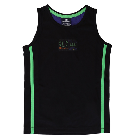 Camiseta niño basquet CHAMPION TANK TOP 305947S22 negro