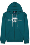 Sudadera niño CHAMPION HOOD FULL ZIP 306170F22 GS verde