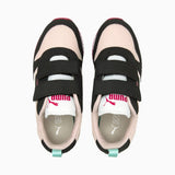 Zapatillas niña Puma R78 V PS 373617 20 negro con rosa