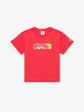 Camiseta niña CHAMPION logo multicolor 404367S22 rosa