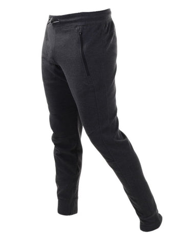 Pantalón hombre Bcn felpa Alvaro puño 5629020 gris y gris oscuro - Puber Sports