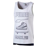Camiseta niño tirantes PUMA sport style tank 591284 02 blanco talla 12 - Puber Sports