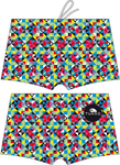 Bañador Boxer natación hombre TURBO origami 73001316 multicolor - Puber Sports