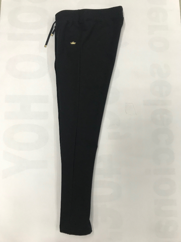 Pantalón mujer SLX pitillo 7871 sin felpa negro