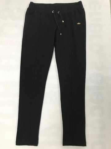 Pantalón mujer SLX pitillo 7871 con felpa negro