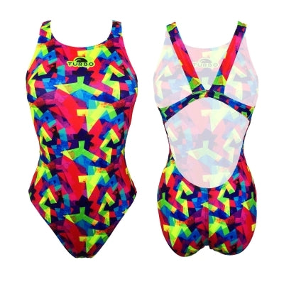 Bañador natación mujer Turbo New Splash 8308671 - Puber Sports