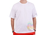 Camiseta hombre Champion Logo Fluor 214235 Blanco - Puber Sports