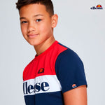 Camiseta Ellesse niño ELBRIO S3E08592 marino rojo