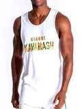 Camiseta Gianni Kavanagh tirantes white rainforest vest GMK001631 blanco