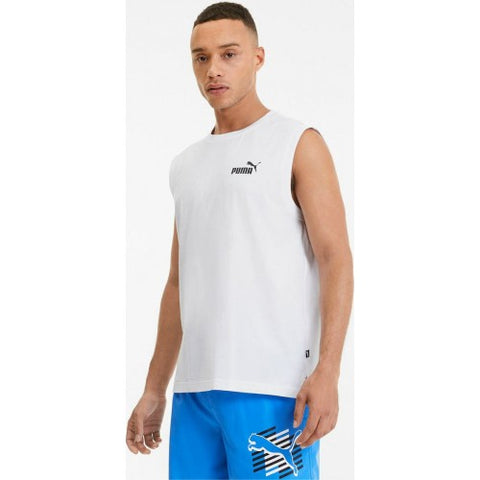 Camiseta hombre PUMA tirantes ESS SLEEVELESS TEE 586738 blanco