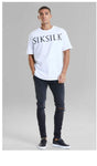 Camiseta Siksilk Rhinestone tee 20400 blanco