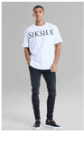 Camiseta Siksilk Rhinestone tee 20400 blanco