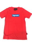Camiseta niño Supreme Bordado embrodery 10013 rojo - Puber Sports