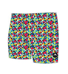 Bañador Boxer natación hombre TURBO origami 73001316 multicolor - Puber Sports