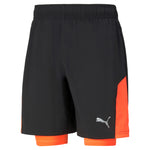 Short running hombre PUMA RUN FAVORITE WOVEN 2 en 1 7" 520217 negro naranja