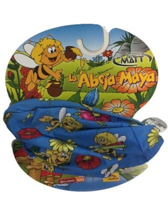 Braga cuello niño Matt scarf Abeja maya azul - Puber Sports