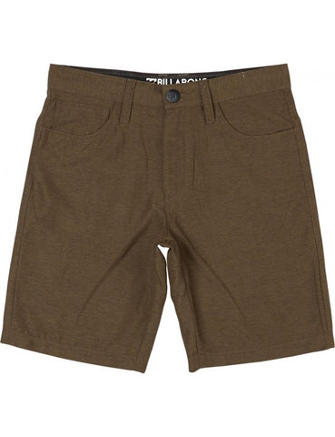 Bermuda niño BILLABONG OUTSIDER SUBMERSIBLE H2WK02 marrón talla 16 - Puber Sports