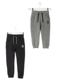 Pantalon niño Losan felpa C05-6E09AA merino, negro y gris