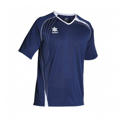 Camiseta niño futbol Luanvi Master 05594 marino - Puber Sports