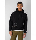 Sudadera CHAMPION capucha y media cremallera 217937F22 negro