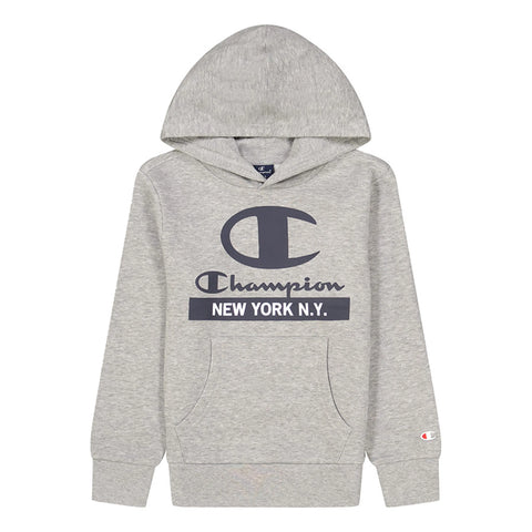 Sudadera niño CHAMPION HOODED 306169F22 EM gris