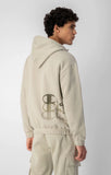 Sudadera CHAMPION capucha y media cremallera 217937F22 beige