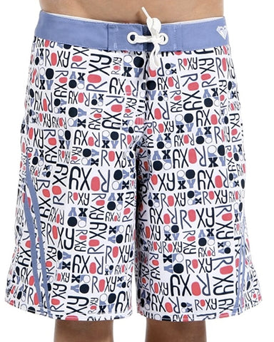 Short niña Boardshort Roxy Cruzin XETBS045 blanco - Puber Sports