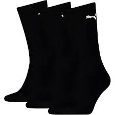 Calcetines Puma pack 3 largos finos 100000945 negro