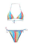 Bikini mujer Billabong reversible G3sw34 cuadros multicolor - Puber Sports