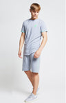 Bermuda Illusive Jersey Shorts 0383 gris verde flúor