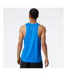 Camiseta hombre running NEW BALANCE tirantes MT21226 azul